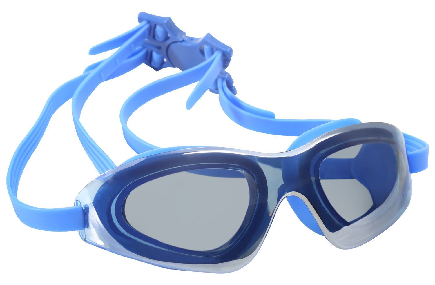 Tinted Swim Goggles Clear Anti Fog Lens For Menwomen Adultwaterproof Uv