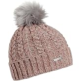 Turtle Fur Women's Lexi Synthetic Wool Blend Faux Pom Beanie, Blush