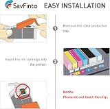 SavFinto 378XL Ink Cartridge 6 Pack for Epson Expression Photo XP-8500 Series view 6