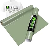VINYL FROG Heat Transfer Vinyl Roll 12x5ft Maroon Khaki Green HTV