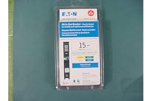 CUTLER HAMMER Eaton CHFP115A1CS 15 Amp All in One AF/GF Plug-On-Neutral Breaker