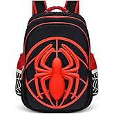econoLED School Backpack, 16.5’’ Superhero Cartoon Schoolbag Large Capacity Lightweight Waterproof Travel Bag for Kids, School Children Supplies Birthday, Halloween, Christmas Gifts