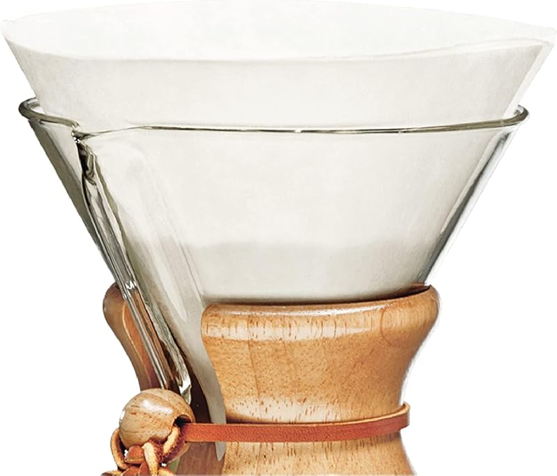 Chemex Bonded Filter Circle 100 Count Exclusive Packaging Bleached