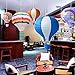 Hot Air Balloon Paper Lantern Chinese Japanese Paper Lamps Party Paper Lanterns Lantern Ball Lamps Decorations Christmas String Lights Rainbow Mixed Colors 12'', Set of 10