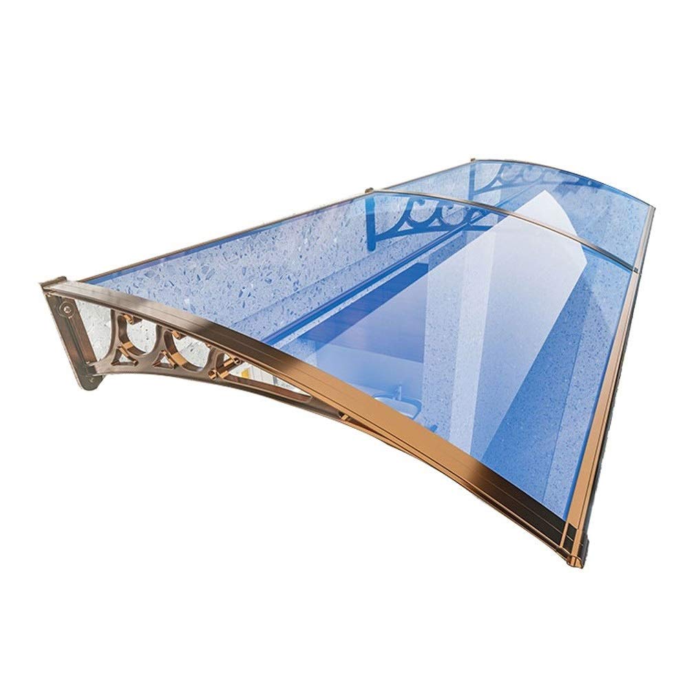 Window Awning Modern Polycarbonate Cover Front Door Porch Awning Canopy Roof Eaves Rainproof Pergola
