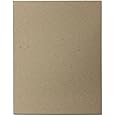 100 Thick Kraft Chipboard (30pt) - 8 1/2" x 11" - Perfect for Scrapbooking, Crafts & Product Backing…