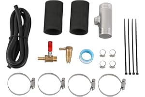 RALZAOTO Auxiliary Fuel Tank Install Kit Diesel Installation Kit Compatible With 2013-Currently Dodge Ram 1500 2500 3500, Gravity Fueled Auxiliary Fuel Tank With 1 3/4" Fill Line Replace# 11408