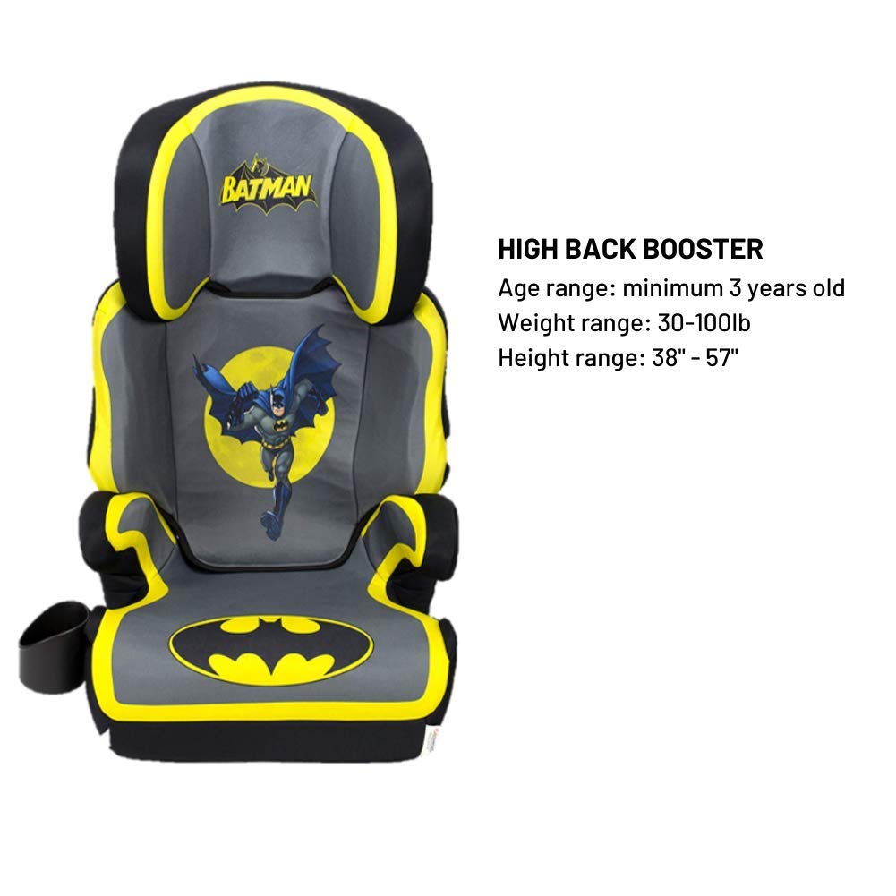 minimum height for high back booster