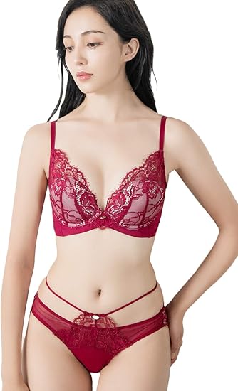 Amazon ツーハッチ Tu Hacci ブラジャー ショーツセット 盛る 可愛い 谷間 大きいサイズ U314g セット 通販