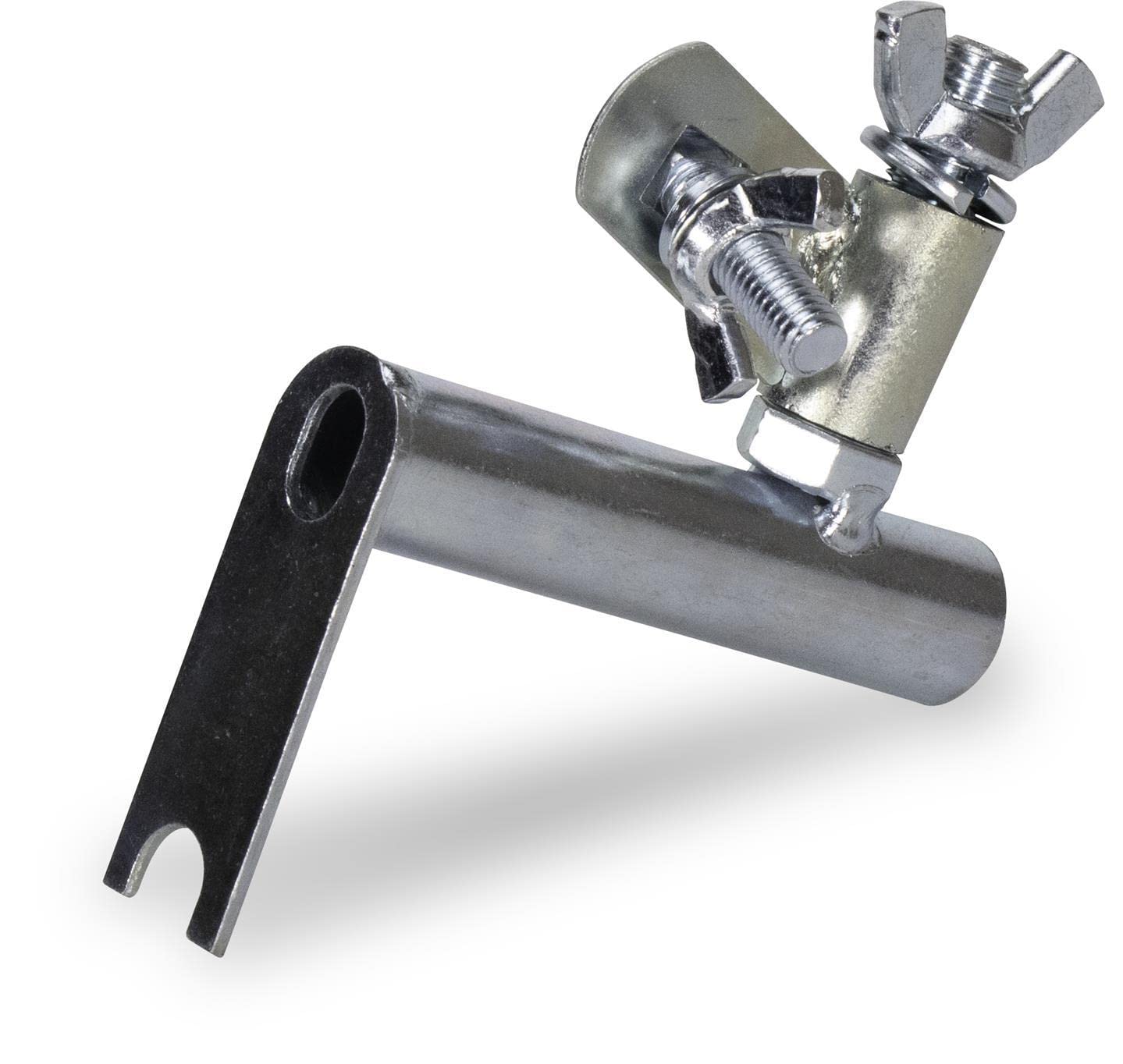 QLT by Marshalltown Funny Trowel Handle Adapter, All-Angle Swivel Bracket Style, Turns Concrete Finishing Trowel into Fresno, Concrete Tool, 4826