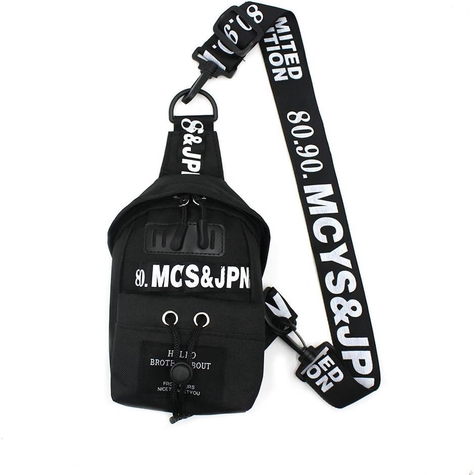 RARITYUS Freestyle Street Chest Sling Bag Mini Hip-hop Personality Phone Pouch Shoulder Messenger Bag for Women Girls