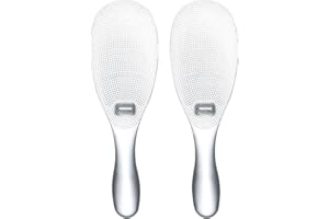 H&Zebrabro 2 Pcs Japanese Style Rice Paddle, Food-grade Non Stick Rice Scooper Spoon, Heat Resistant Rice Spoon Paddle for Ri