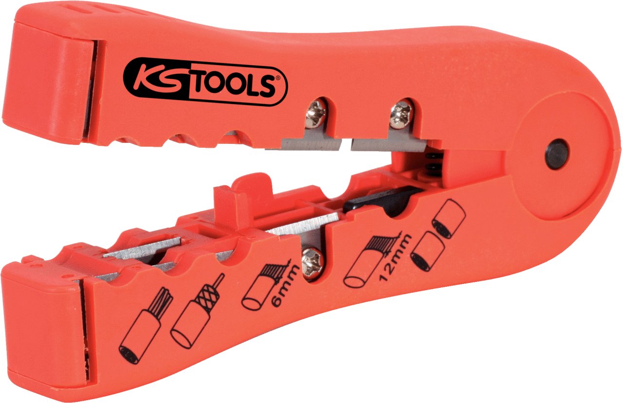 KS Tools 2 5-12mm Wire Stripper Plus Cable Cutter