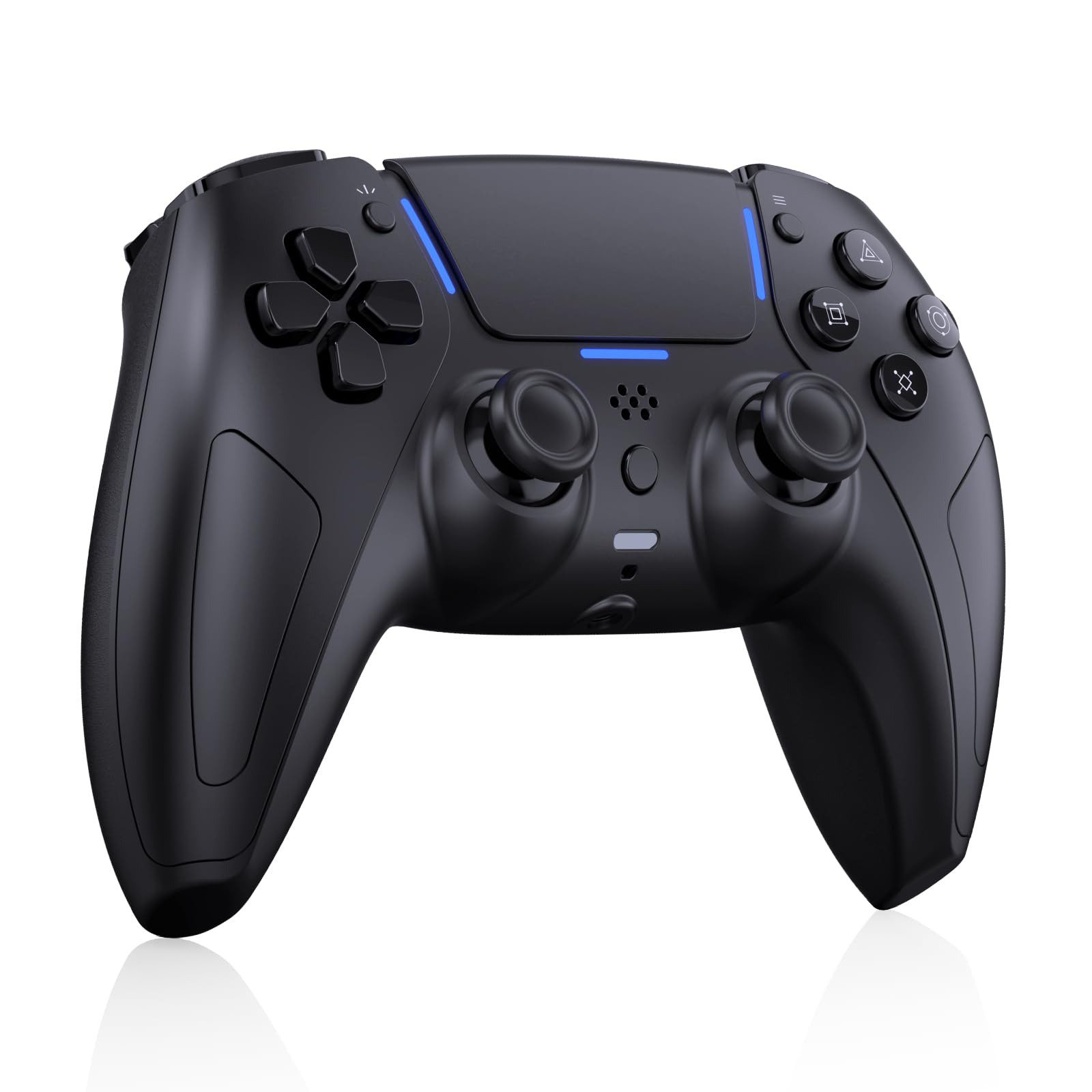Photo 1 of JDDWIN Wireless Gaming Controller for PS5/Android/IOS/MAC/Steam Deck,Gamepad with LED Lighting/Hall Effect Joystick/Dual Vibration/3.5mm Headset Jack/1000 mAh Battery