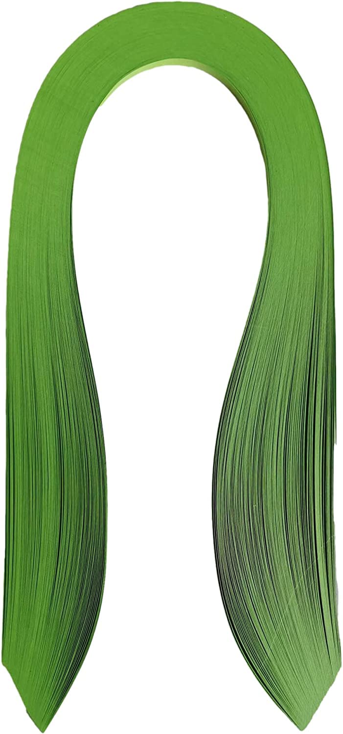 ODETOJOY 120pc Paper Quilling Strips 10mm Craft Quilling Papers 10mm Single Color Paper Strips 10mm (Pale Green)