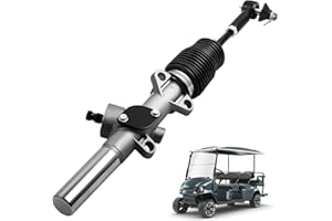 Tuningsworld Steering Rack, Golf Cart Steering Gear Box Assembly for EZGO TXT MPT 2001-UP Gas and Electric Golf Carts, Replace# 70964-G01, 70602-G01, with Ball Joint and Latch