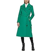 KARL LAGERFELD womens Luxe Twill Classic Belted Maxi