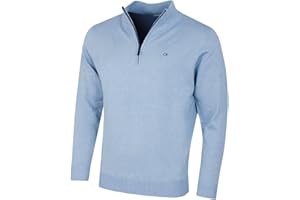 Calvin Klein Mens 2024 Knit Cotton 1/2 Zip Golf CK Top Sweater