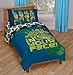 Nickelodeon Teenage Mutant Ninja Turtles in Your Face 4 Piece Toddler Bed Set – Super Soft Microfiber Bed Set Includes Toddler Size Comforter & Sheet Set (Official Nickelodeon Product)