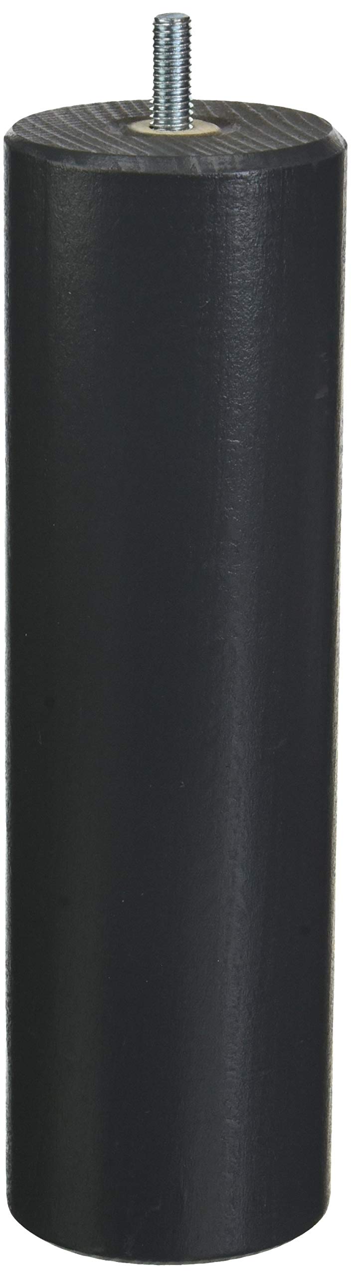 La Fabrique de Pieds – Set of 4 Wooden Bed Legs, Cylinder, Wood, Laqué Anthracite, 20 x 6 x 6 cm