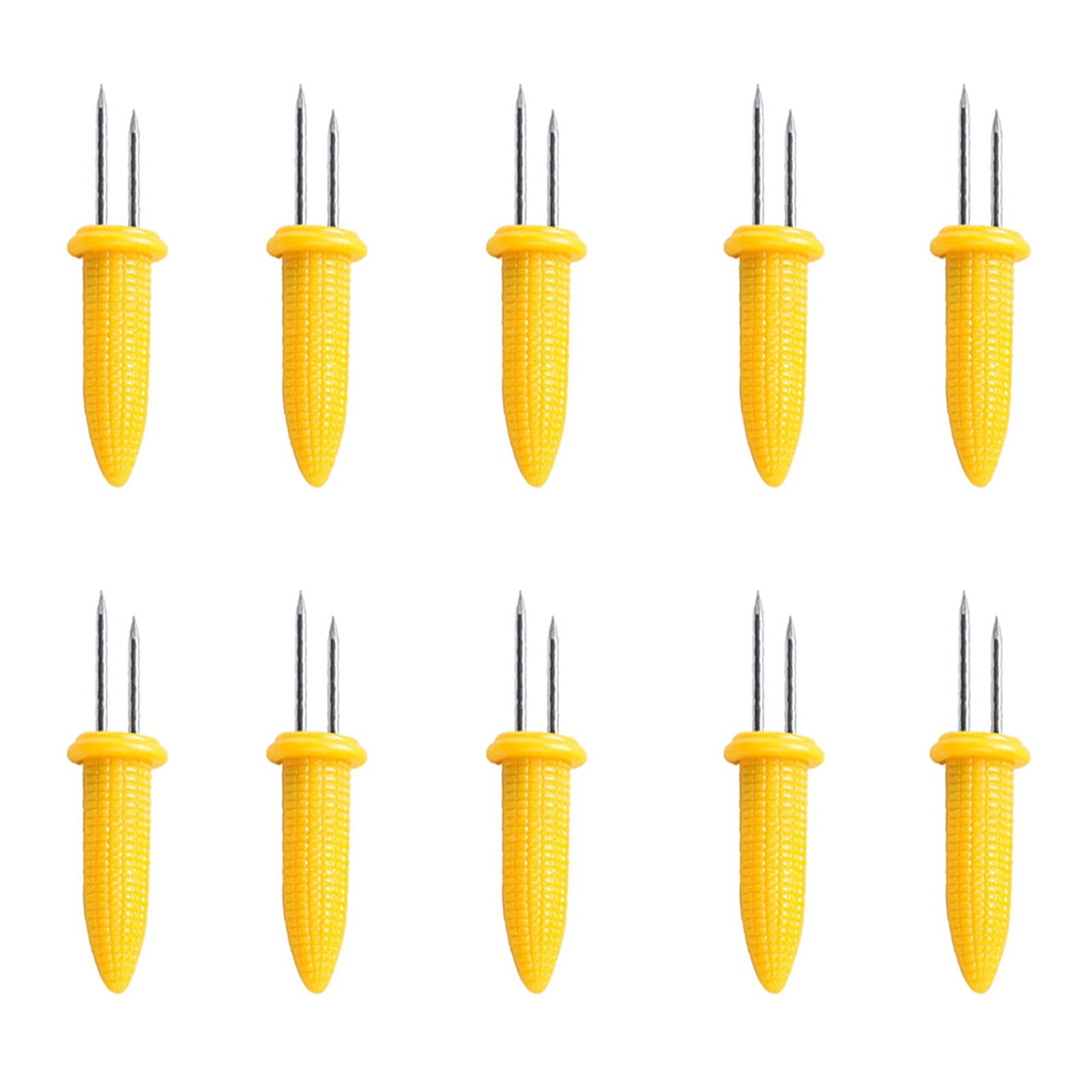 30 Pcs Corn Holders Stainless Steel,Corn on The Cob Forks,Corn on The Cob,Corn Holders,Corncob Holder for Skewers Set,Sweetcorn Holder Prong Kitchen Tool,for Kitchen Gadgets,BBQ,Picnics and Camping