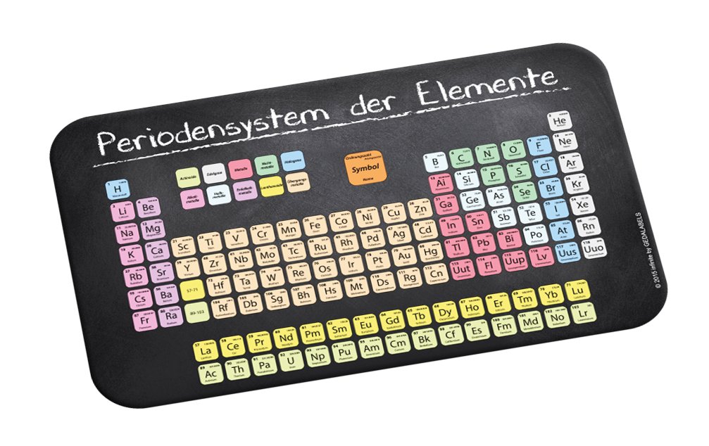 infinite by GEDA LABELS 12120 Board Chemistry Periodic Table [German Text]
