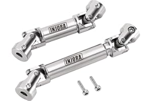 INJORA Stainless Steel Center Drive Shafts for 1/18 HPI Venture 18 CR18P Upgrade
