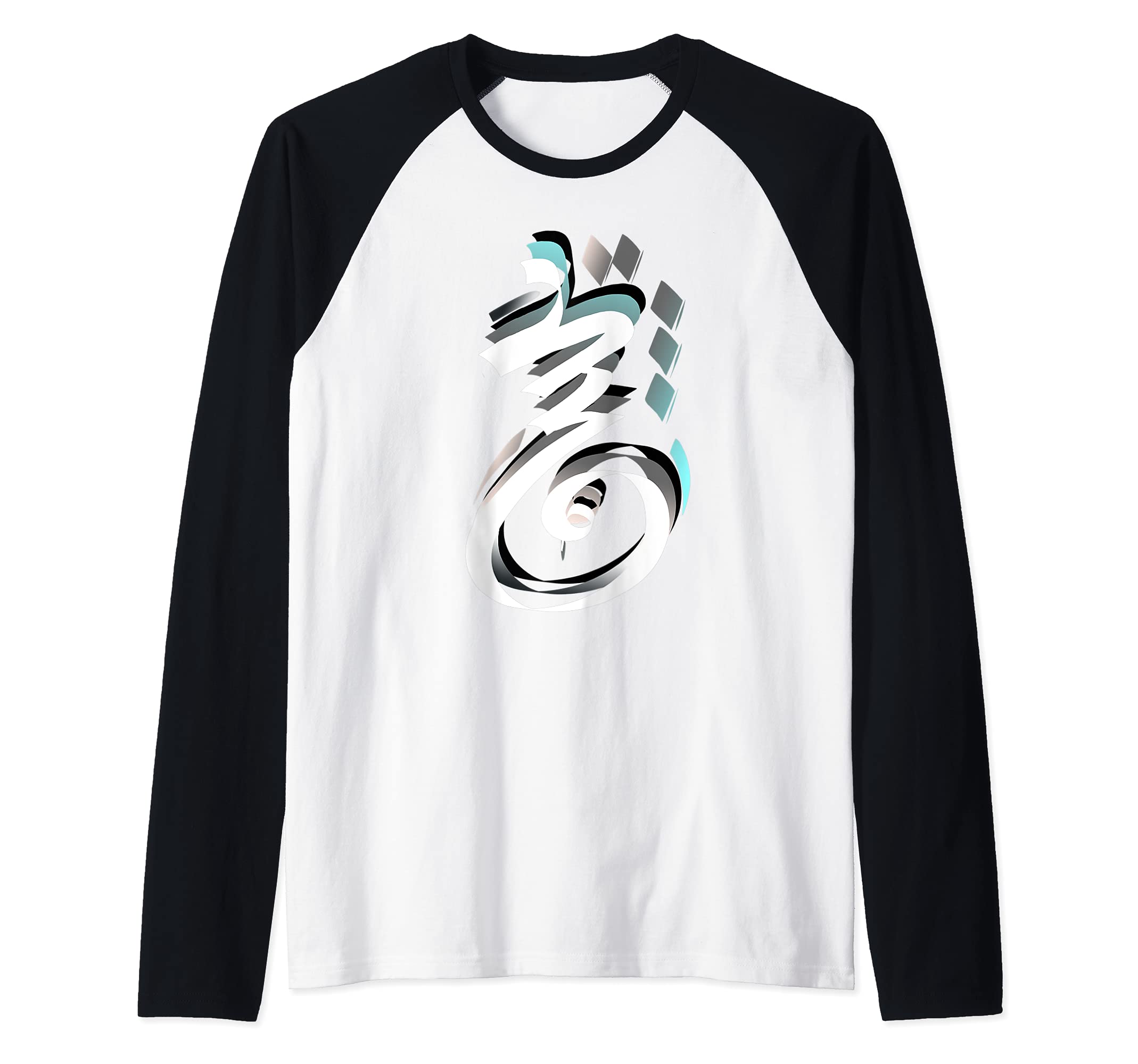 IRAN and Iranian Poem Hich Raglan Baseball Tee