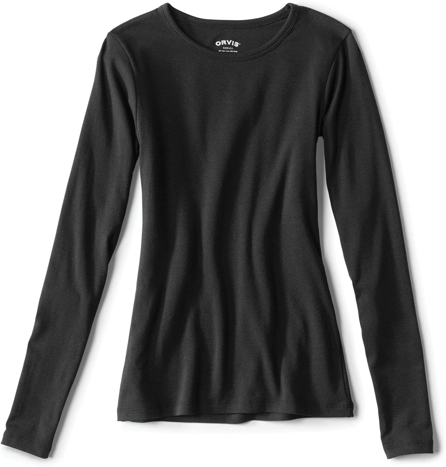 Orvis LongSleeved Crewneck Perfect Tee at Amazon Women’s Clothing store