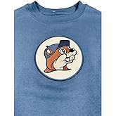 Buc-ee's Official Graphic Blue Crewneck Sweatshirt Long Sleeve 2025