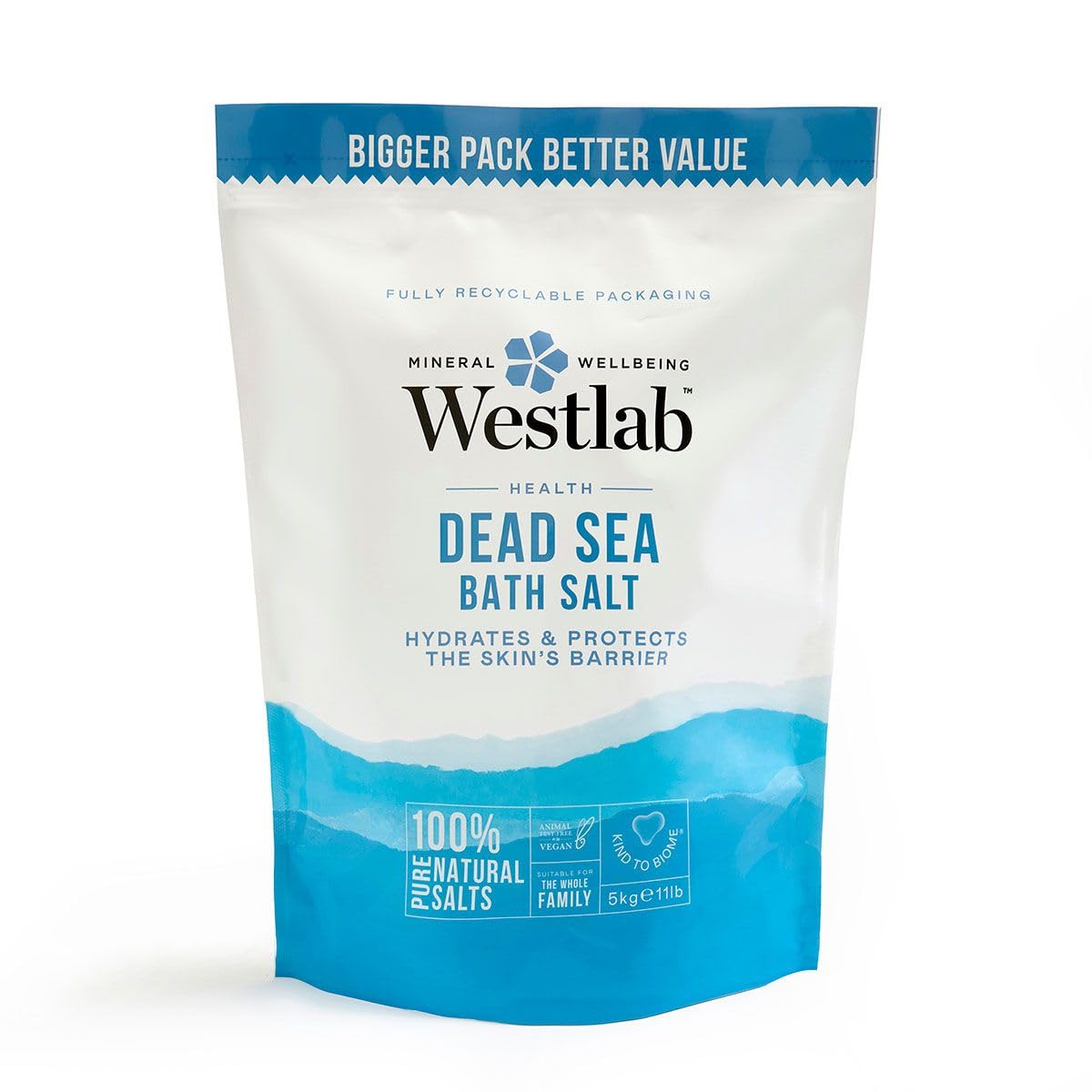 Westlab Soothing Dead Sea Salt, 5 kg Pack of 1