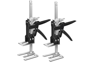 CICICO Upgrade Your Effortless Furniture Lifting: 2 Pack Labor Saving Arm Jack - Hand Lifting Jack Tool for Wall Tile Locator, Door Panel Lifting, Precise Slow Descent Control, with a 440 lbs Lift Capacity