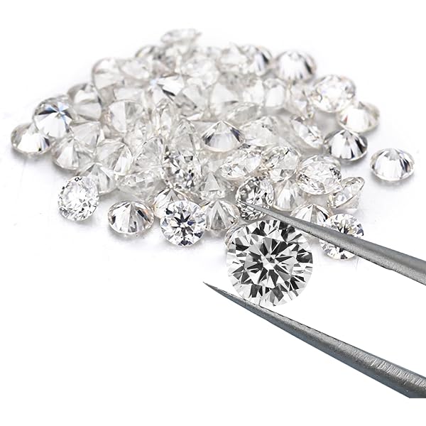 thumbnail image 2 of 25 Pcs Natural Loose Diamonds – Round G/H Color, SI1-VS1 Clarity – Wholesale Lot 2 of 6