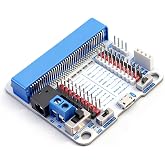SIYEENOVE Micro:bit Expansion Board for BBC Micro:bit with 5V/3.3V Output, Reverse Protection, Bulding Blocks Holes, USB Port,DC Jack - for Coding STEM Projects