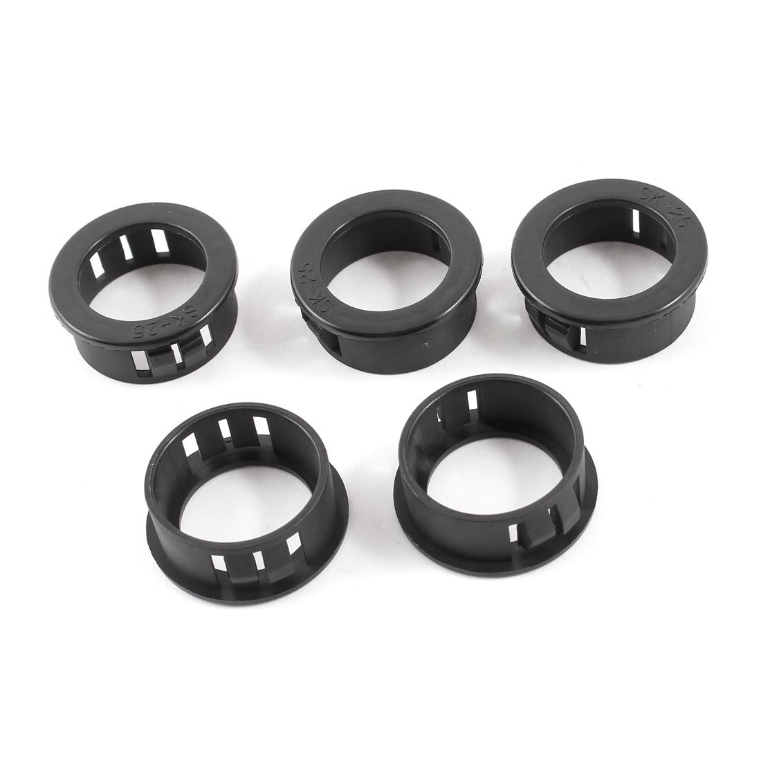 Sourcingmap 5 Pcs 25mm Panel Hole Cable Harness Protector Grommet Snap Bushing