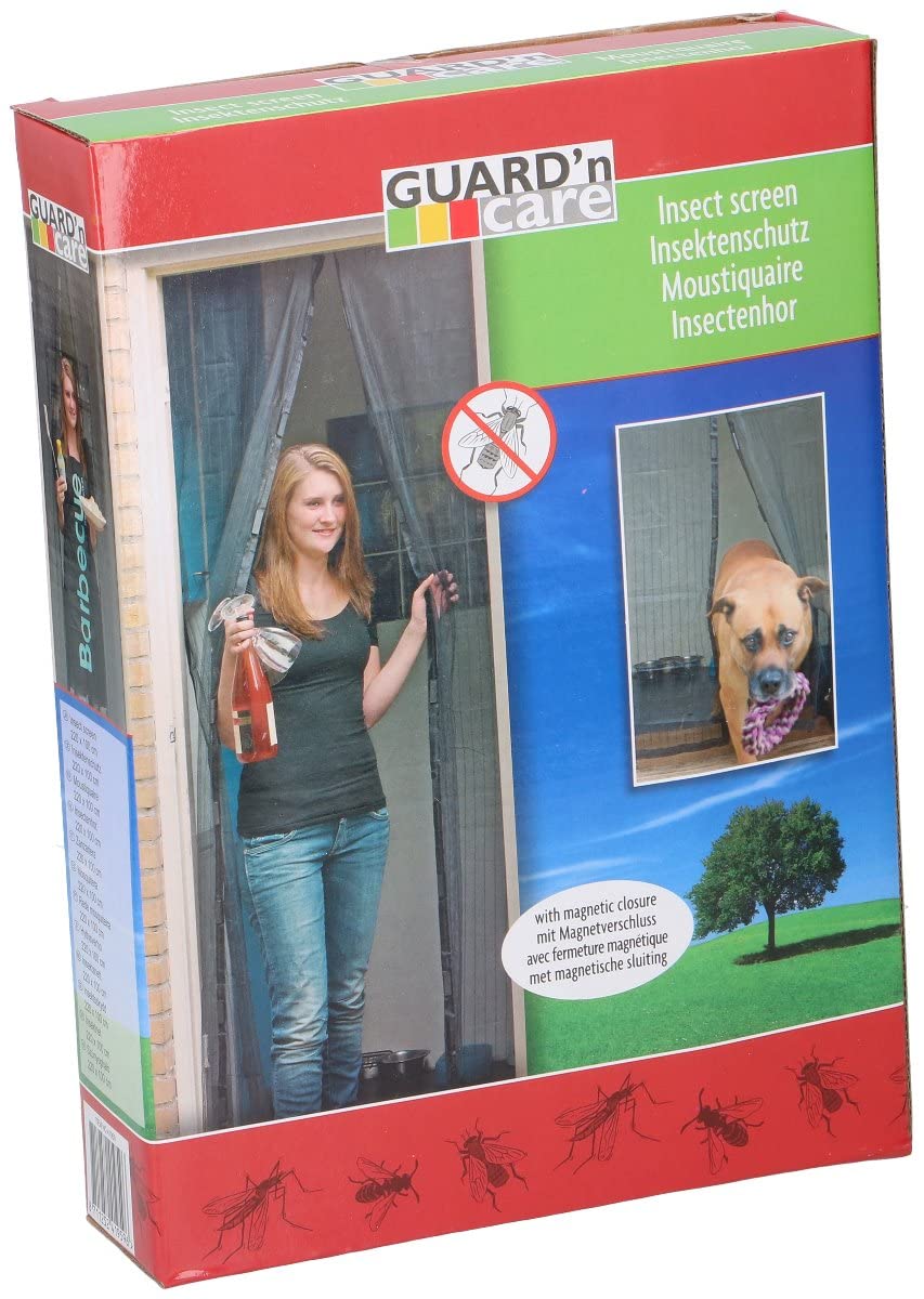 Guard 'N Care Magnetic Fly Screen Door Curtain Anti-Insect/Immediate Protection Against Mosquitoes Insect Fly 220 x 100 cm