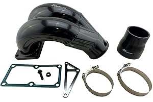 Intake Manifold Hi Flow Elbow Coupler T-Bolt Clamps for Ram Cummins 6.7L Diese