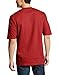Wolverine Men's Renegade Short Sleeve Henley, Red, Large