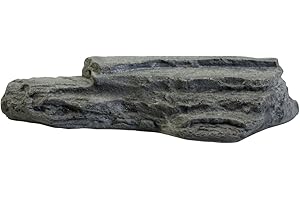 MagNaturals Rock Ledge for Reptile & Amphibian Pets, Brown, Pet Habitat Decor