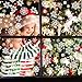 Outus 570 Pieces Snowflake Window Clings Winter Window Clings Christmas Snowflake Decal Stickers Decorations for Christmas Theme Party New Year Supplies, 12 Sheets(White)