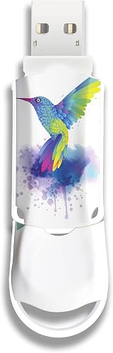 Integral 128GB XPression USB 3.2 Drive Hummingbird Design - Vibrant Memory Stick view 1