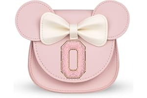 HINCOO Toddler Purse, Little Girls Purse, Kids Purses For Girls Age 2-12, Personalized Toddler Gifts, 2,4,6 Year Old Girl Birthday Gift, Gifts For 3 Year Old Girl, Kids Wallet Crossbody Bag (pink O)