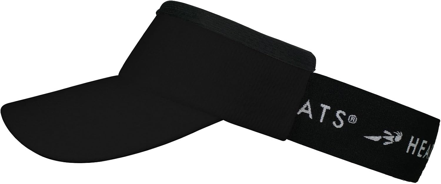 Headsweats Supervisor Sun/Race/Running/Outdoor Sports Visor, Black, One Size: Clothing