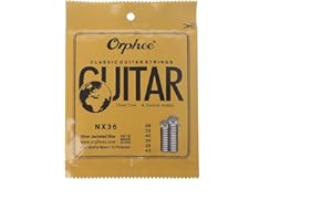 Classical Guitar Strings Nylon & Silver Plated Wire Hard Normal Tension Nx-35/36 Classical Guitar Strings Nylon Light Tension