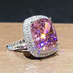 Koguxuix 925 Sterling Silver Shiny Full Diamond