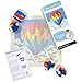 Dimensions Hot Air Balloon Latch Hook Craft Kit for Kids, 12'' x 12''