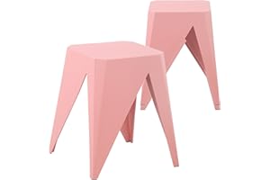 ISL Furnishings InterSpaceLiving Zuho Multi-Use Stool (2, Pink)