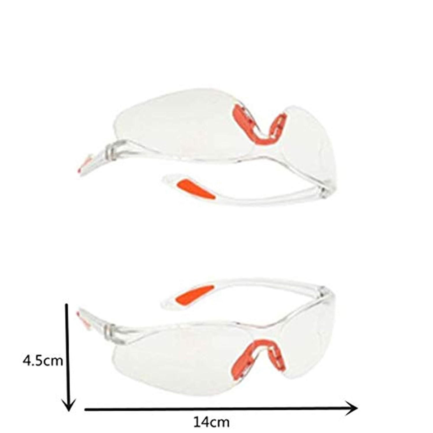 HONGCI 10 Pack Safety Glasses, Clear Goggles, Protection, Shatterproof, Anti-Fog Coating, Unisex, Age 8+ - Image 3