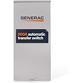 Generac 200 Amp Next Gen Automatic Generator Transfer Switch, SE Rated | Non Integrated Surge Protection Device, Service Entrance Rated, Next-Gen Standard Platform