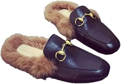 Amazon オチビ スリッポン ボア レディース おじ靴 ファー付き ローファー セレブ ブラック 黒 モカシン バブーシュ もこもこミュール あったかパンプス 22 24 5 Cm F01 06lsh 358bk39 モカシン